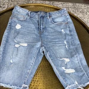 Jean shorts(long)